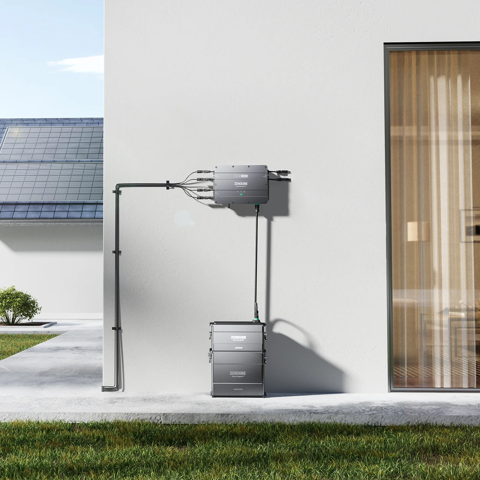 Zendure SolarFlow PV-Hub + 3x Zusatzbatterien 5760Wh (AB2000)