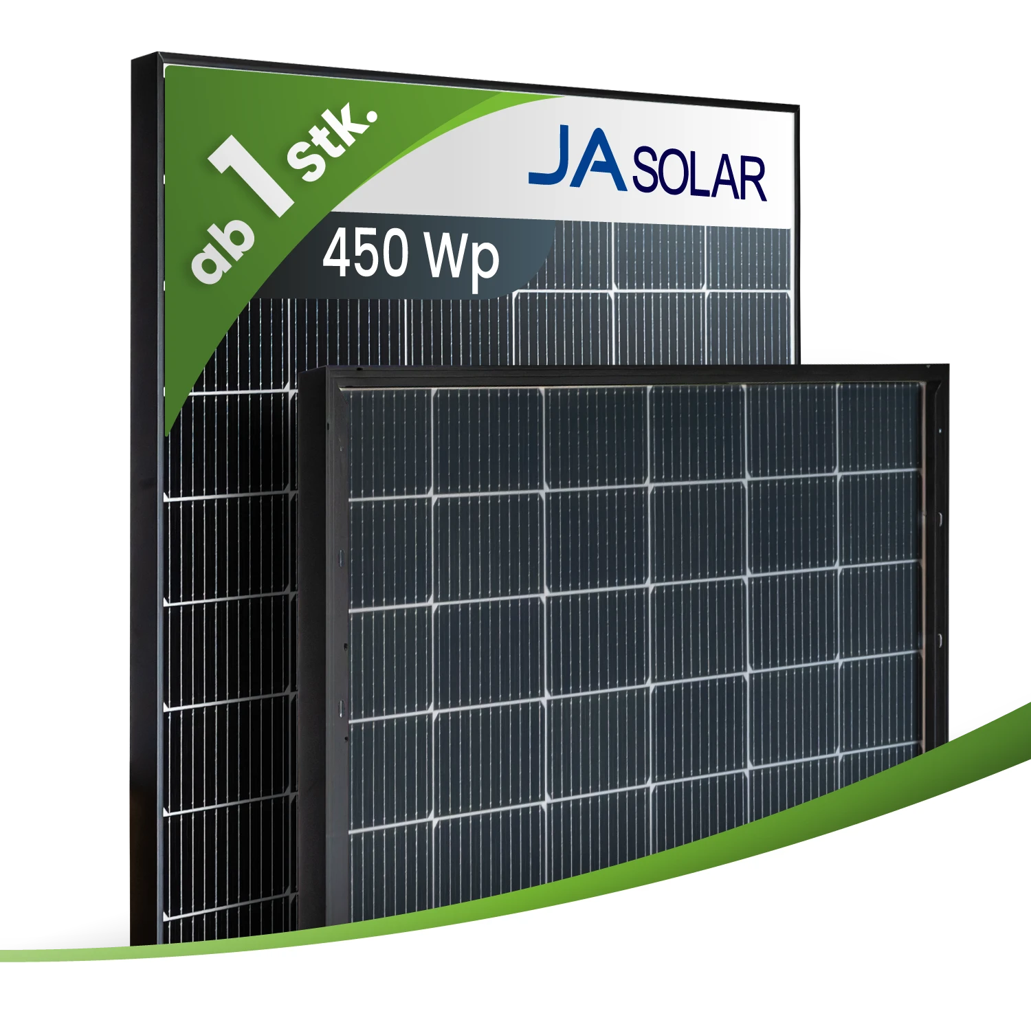 JA Solar JAM54D40-LB/450Wp Bifazial Glas-Glas Black Frame