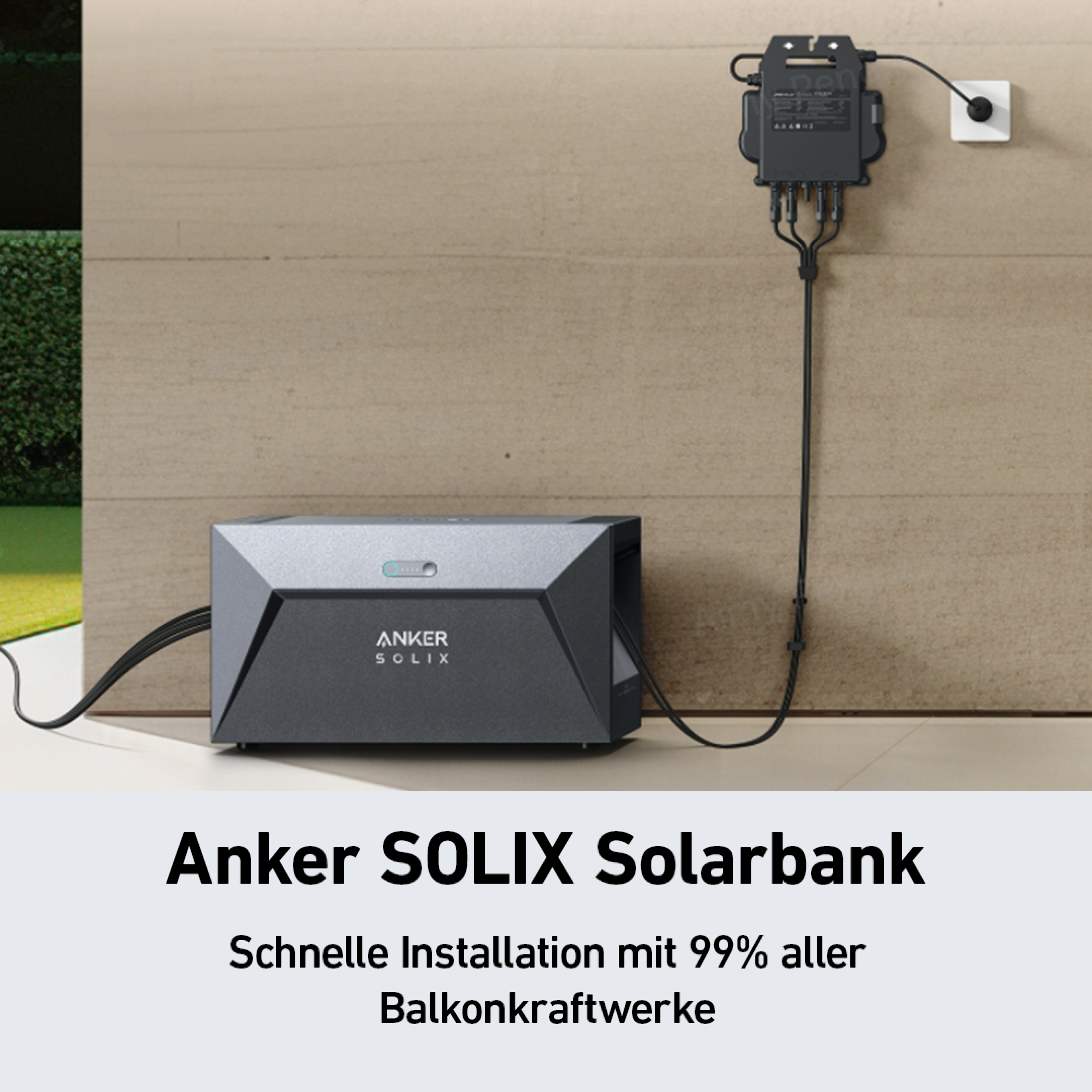 Anker SOLIX Solarbank E1600+17Y0 Speicher für Balkonkraftwerke