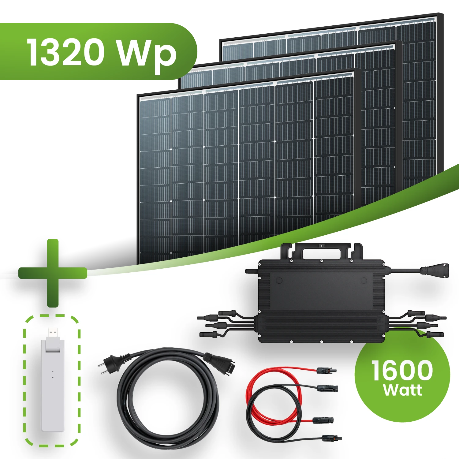 Balkonkraftwerk 1600 Watt Komplettsets kaufen